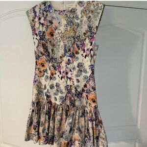 Zimmermann Floral Mini Dress - White and Purple